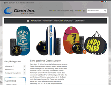 Tablet Screenshot of cizen.ch